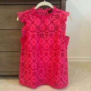 Like new womens J Crew eyelet top
